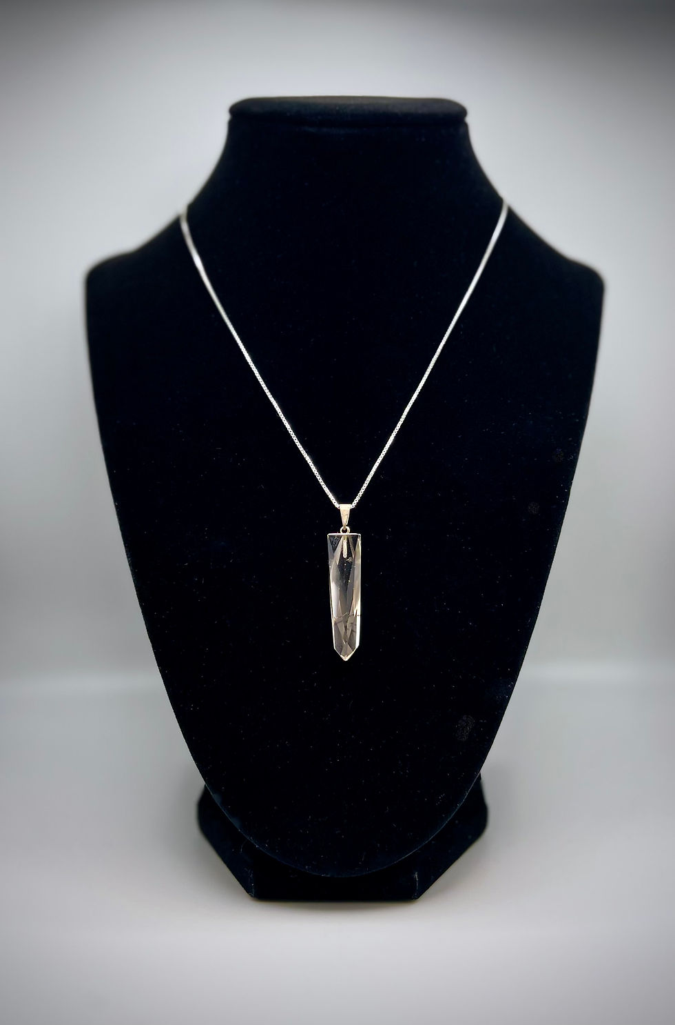 Smoky Quartz Point Necklace