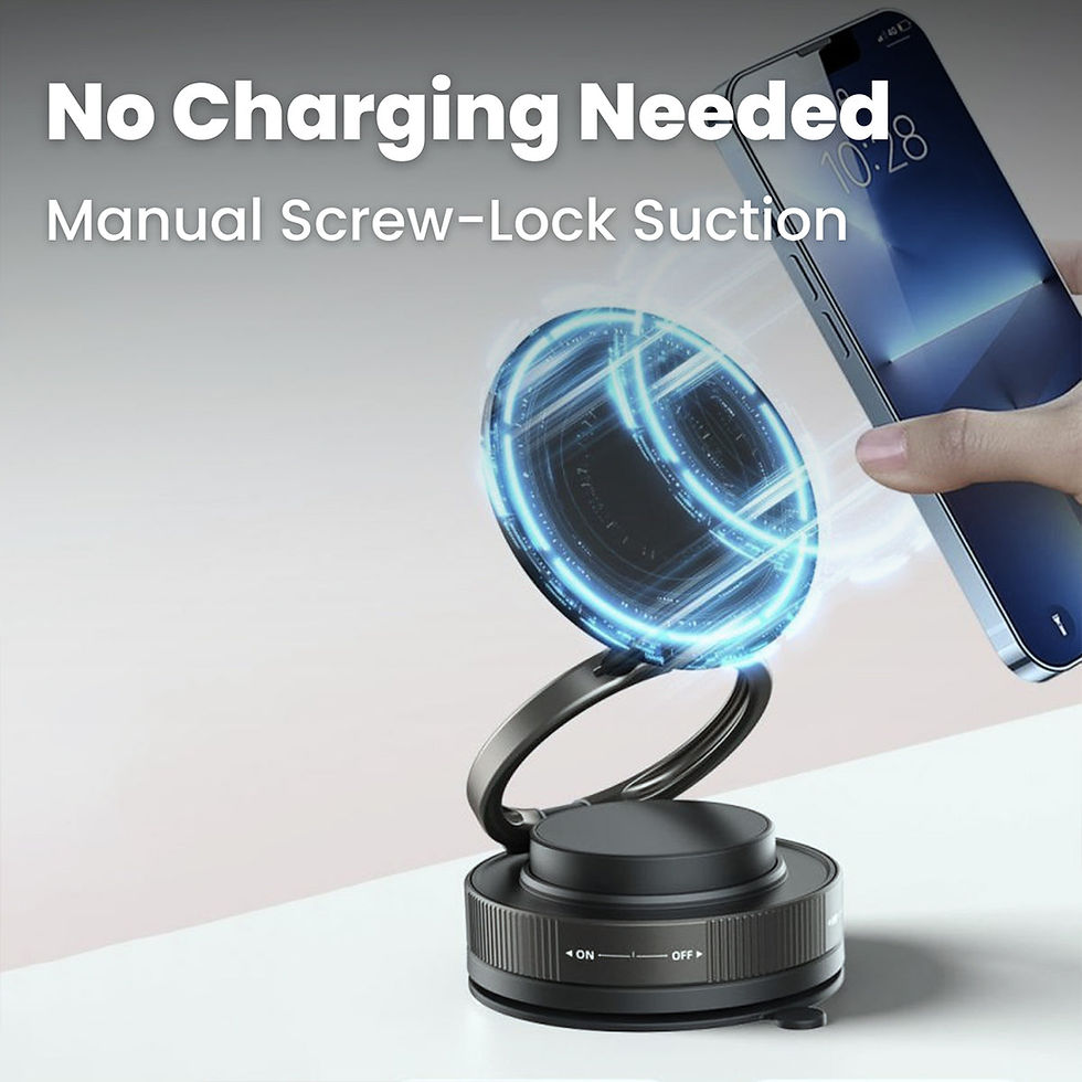 Thumbnail: Jabees MagMount Flex 360° Rotatable Screw-Lock Suction Magnetic Phone Mount