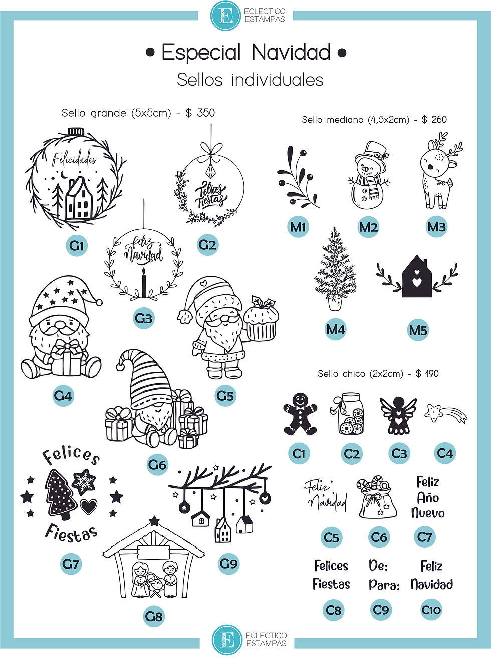Miniatura: Individuales Navidad