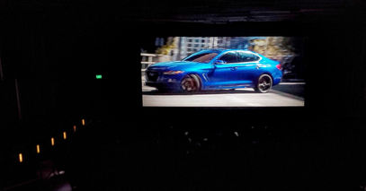 Genesis G70 at the Another Hole in the Head film festival.Â