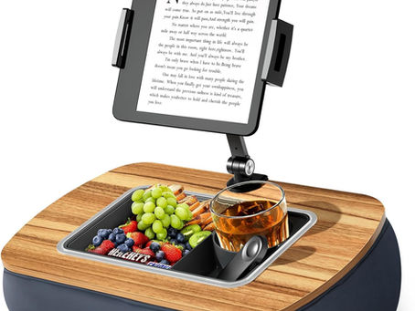 Unwind in Style with the ERGONOV Beanbag Tablet Pillow Stand for Ultimate Relaxation