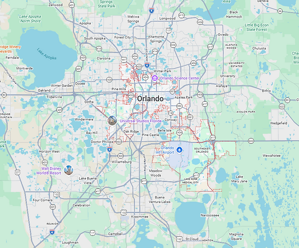 CENTRAL FLORIDA MAP