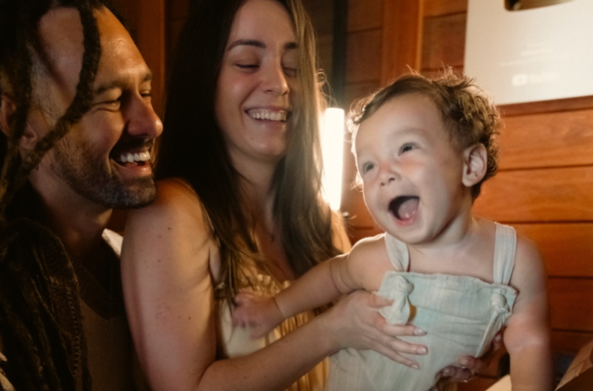 Gabriel Elias, Chico e sua esposa Débora Beaumord (Sérgio Luiz Castro)