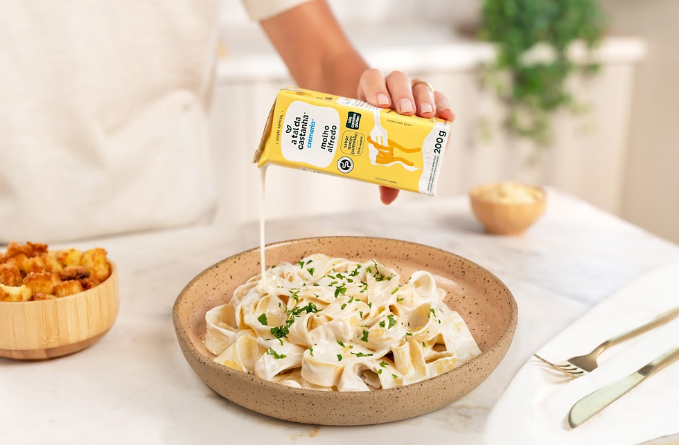 A Tal da Castanha amplia linha culinária e apresenta Molho Alfredo e Condensado de Caju na Naturaltech 2026