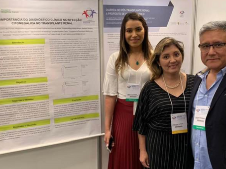 Pesquisa sobre vírus em Transplantados Renal é apresentada em Congresso Luso Brasileiro