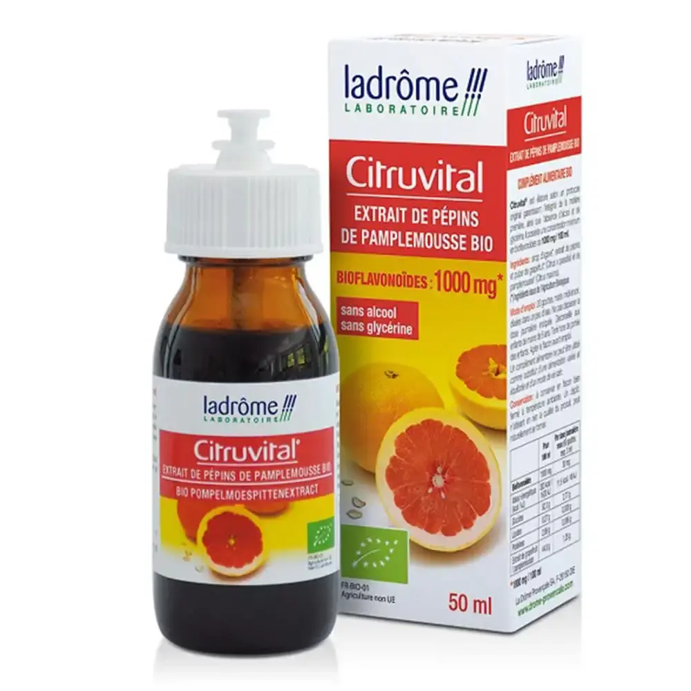 Ladrôme Citruvital Extrait de Pépins de Pamplemousse Bio