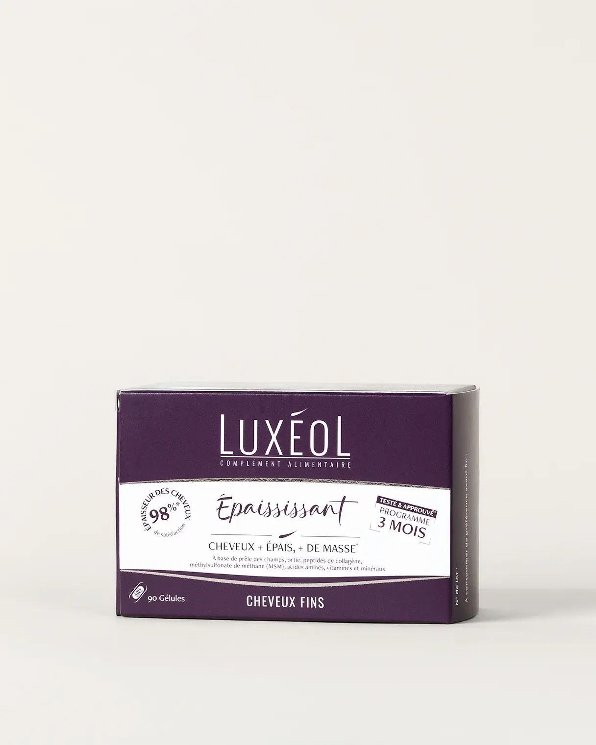 Luxéol Epaississant Cheveux fins 90 gélules