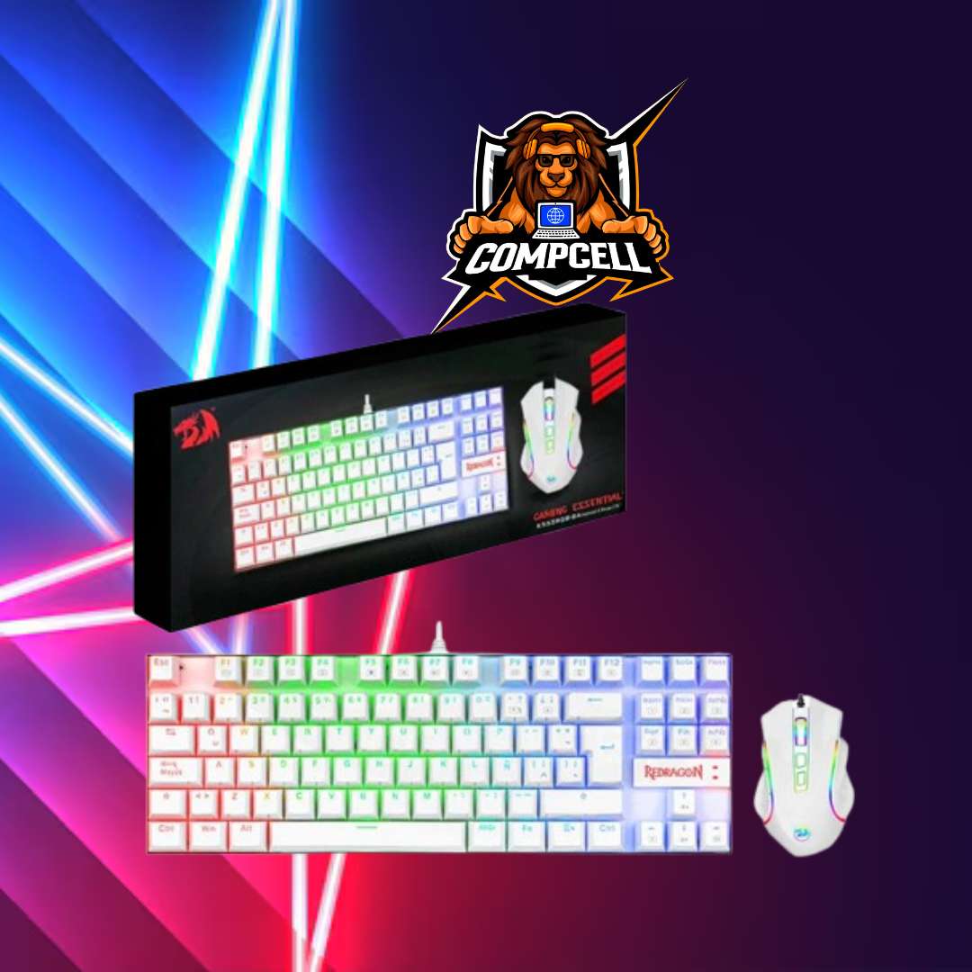 COMBO REDRAGON 2 EN 1 KUMARA + GRIFFIN, SPANISH K552RGB-BA-W-SP