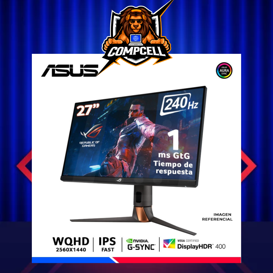 MONITOR ASUS ROG Swift PG279QM, 27" Fast IPS, QHD, 240Hz, 1ms, Nvidia G-Sync