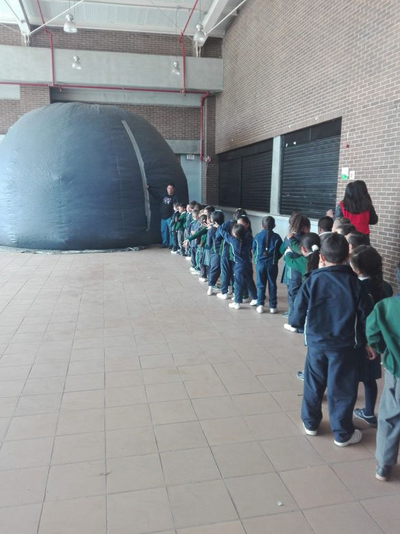 IED Leon XIII del Municipio de Soacha, participaron una semana con el planetario