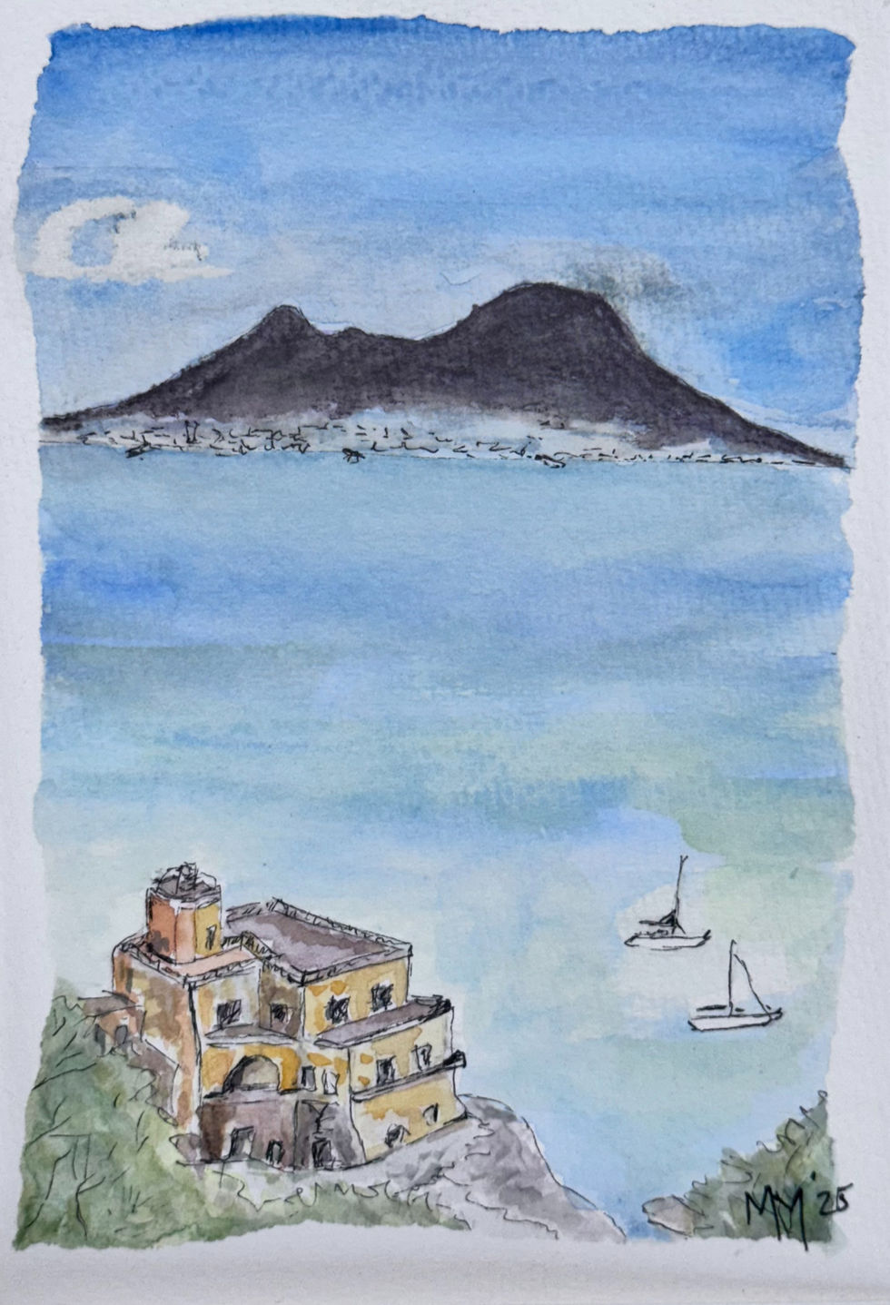 Vesuvius and Villa