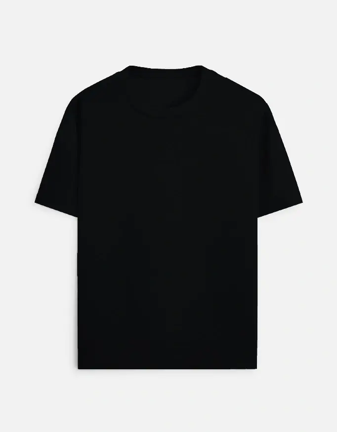 Thumbnail: Orange Cotton Crew Neck T-Shirt front