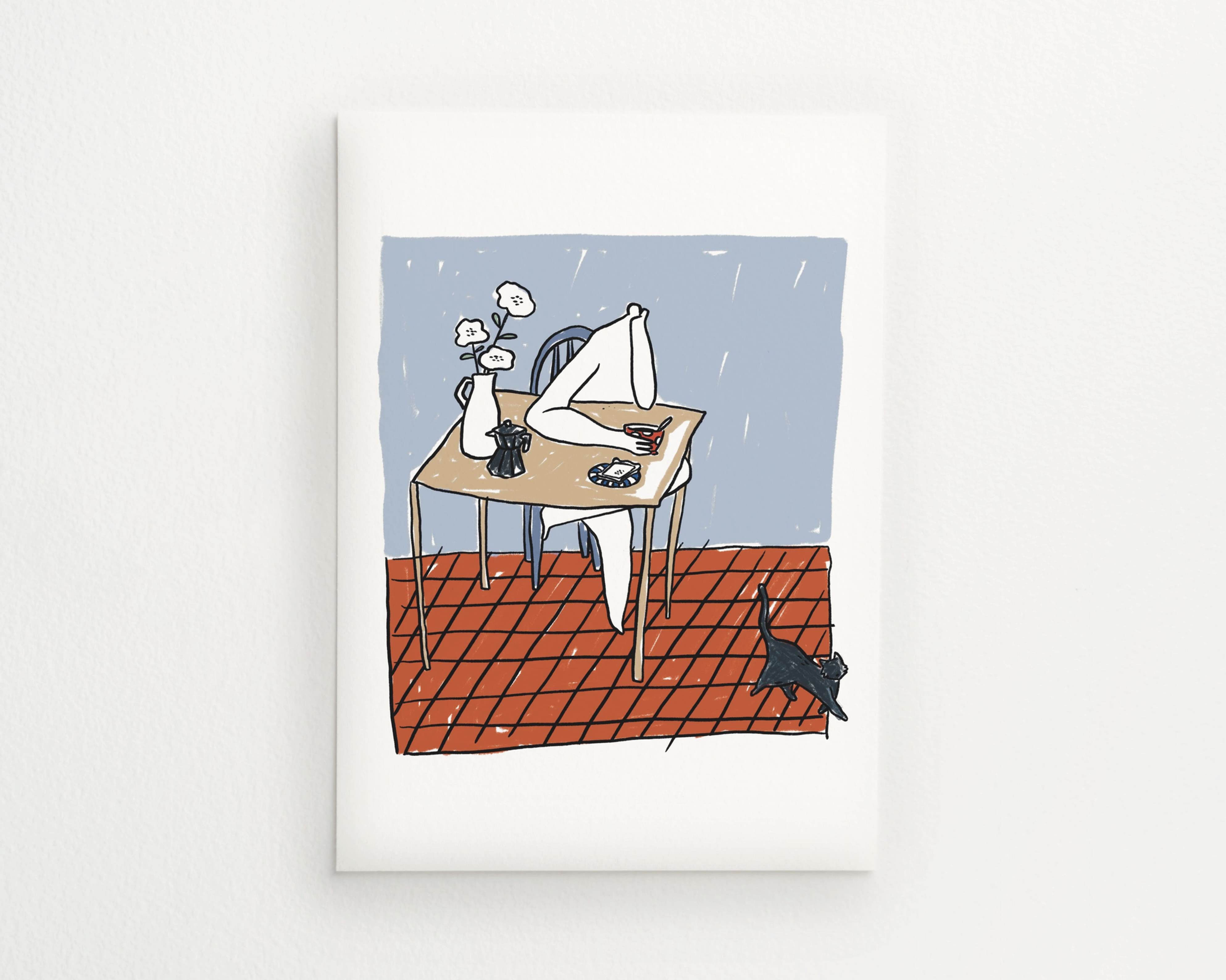 affiche Petit dejeuner