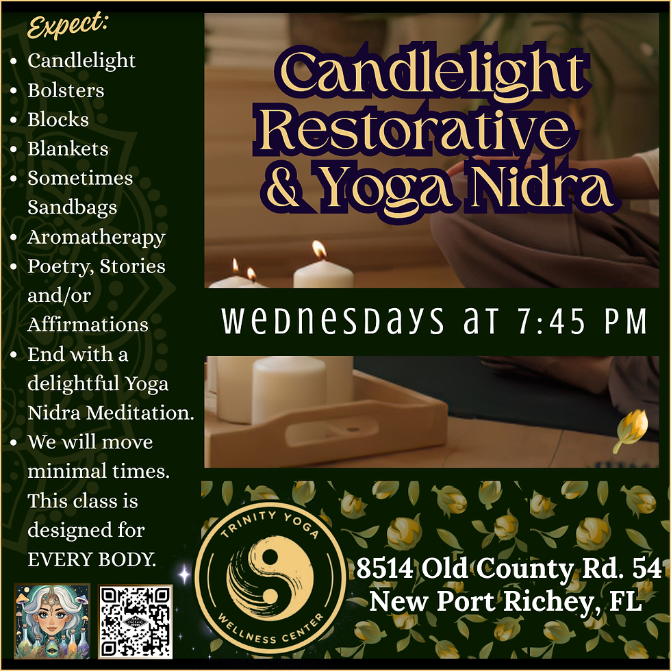 Candlelight Restorative and Yoga Nidra