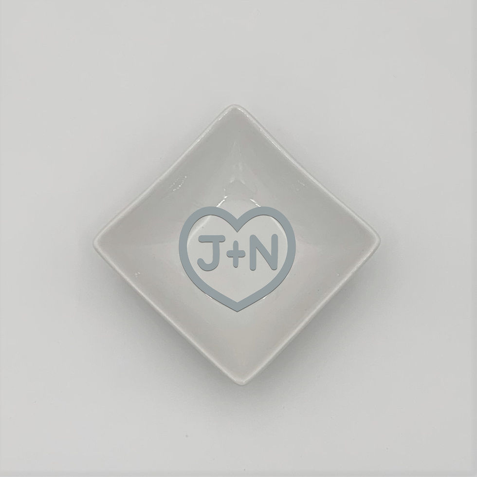 Thumbnail: Personalized Ring Holder ~ Round or Square