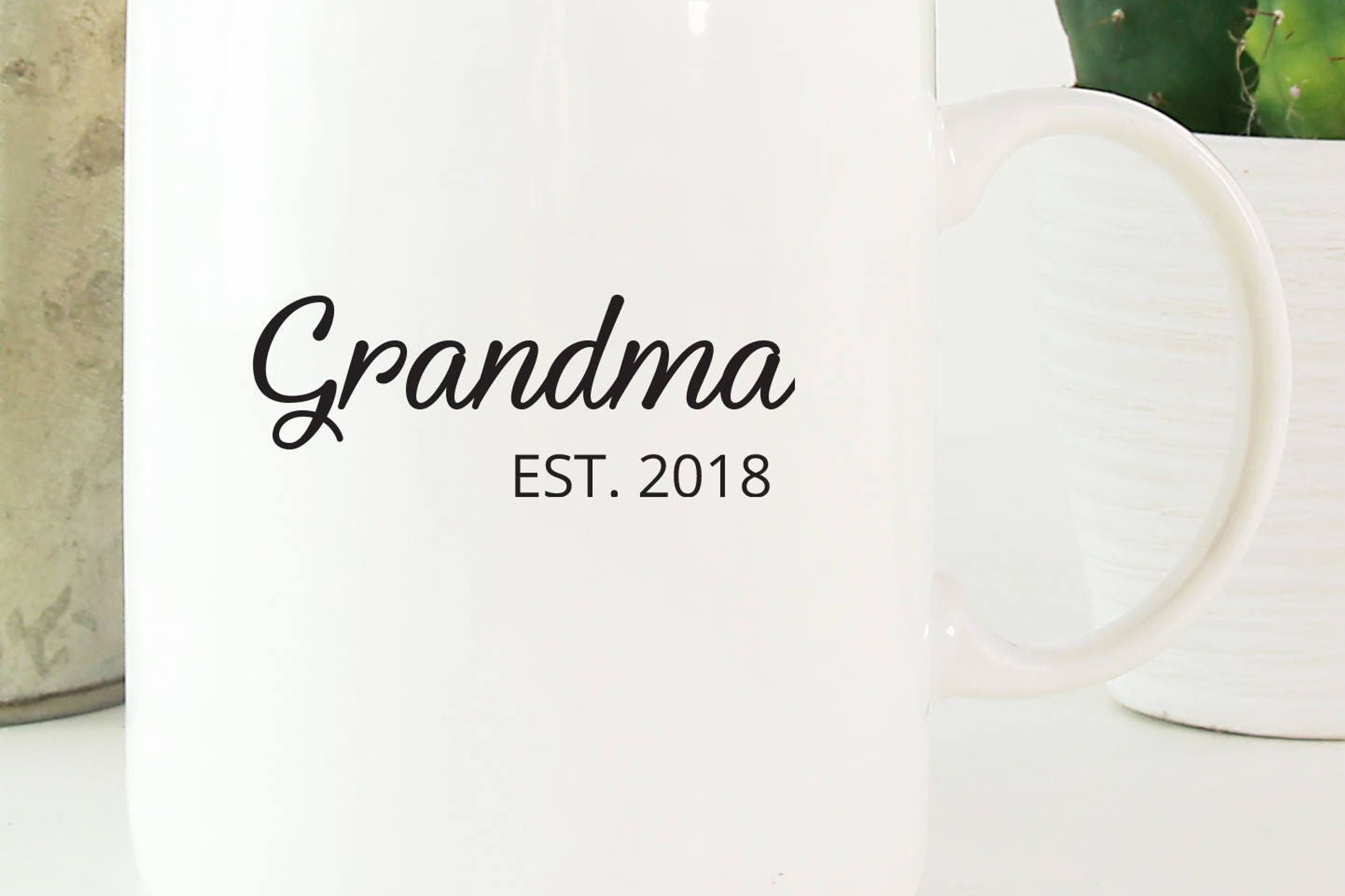 Established New Grandma Coffee Mug