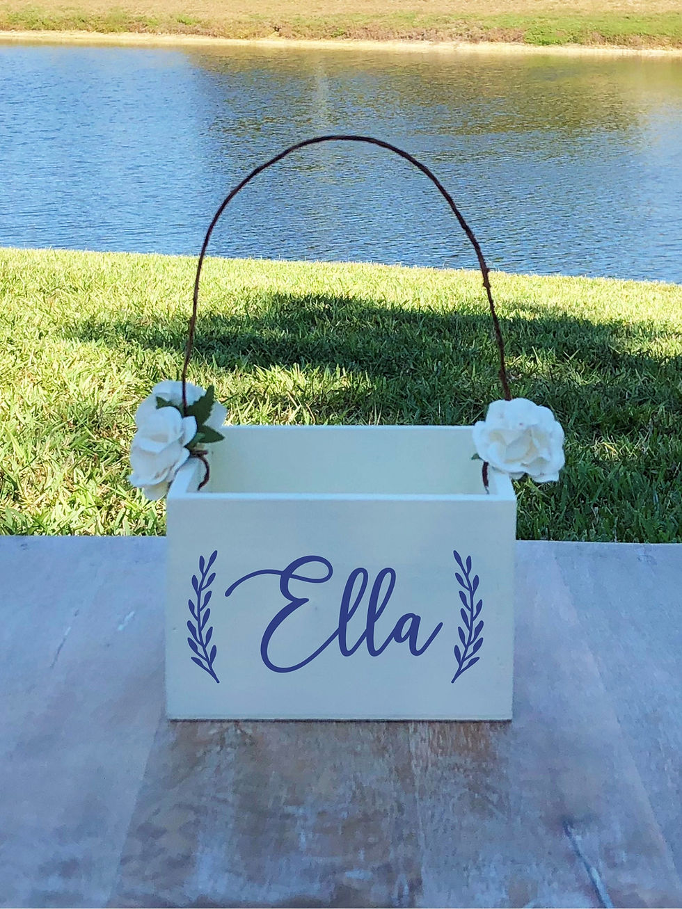 Thumbnail: Beautiful Flower Girl Basket