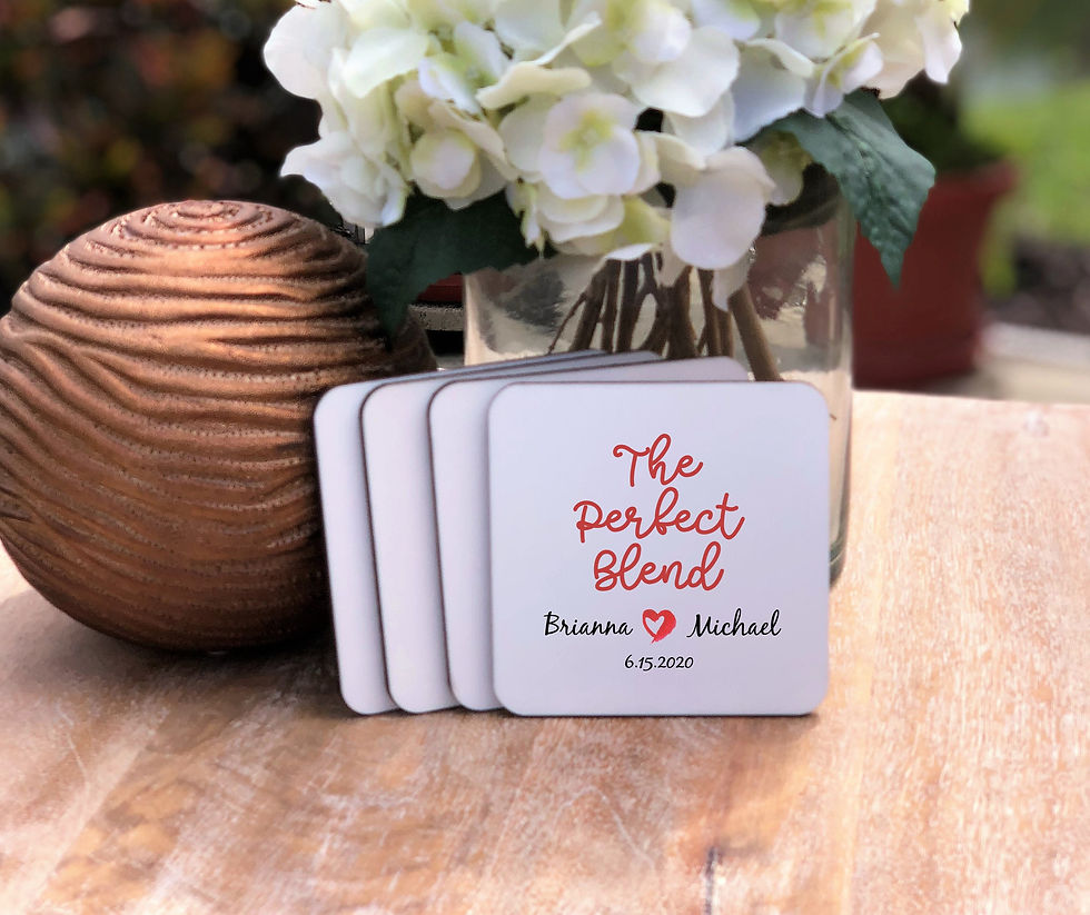 Thumbnail: Perfect Blend Coasters Set ~ Personalized