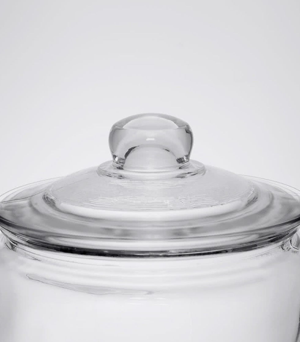 Thumbnail: You Had Me At Woof Dog Treat Jar ~ Glass