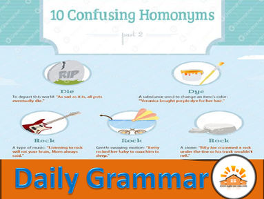 Homonyms - Part 11