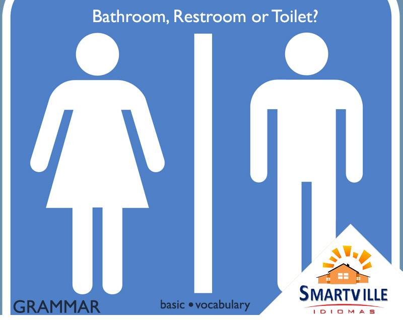Qual a diferença entre bathroom, restroom e toilet?