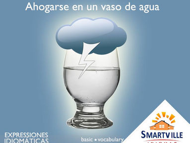 Como dizer “Fazer tempestade em copo d’água” em espanhol?