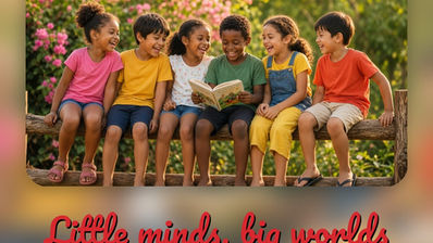Dia das Crianças na SmartVille Idiomas: crianças aprendendo inglês e espanhol em Sumaré