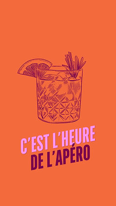 Orange Minimaliste Fond Votre Story Instagram l'Heure de L'Apéro.jpg