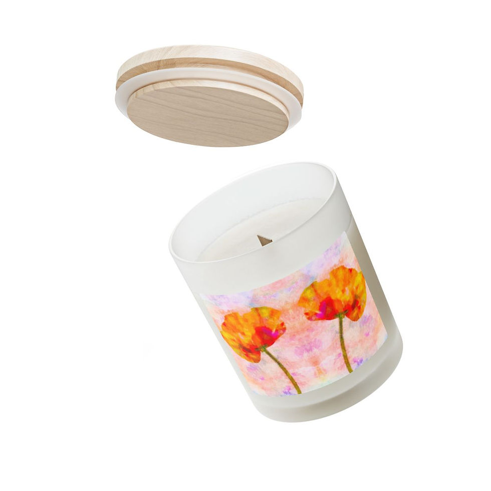 Thumbnail: Watercolor Poppy Soy Candle