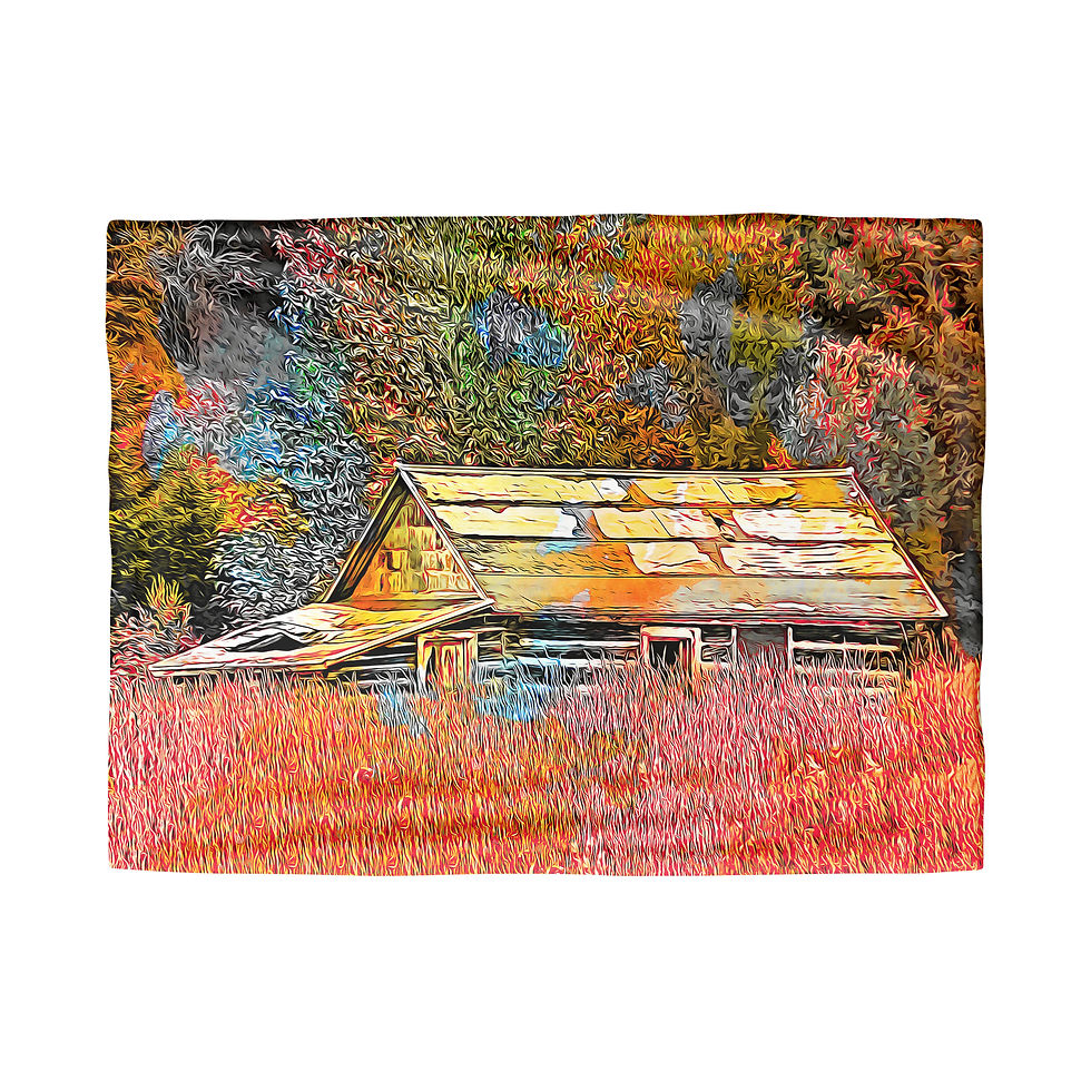 Thumbnail: Fall At The Cabin Blanket