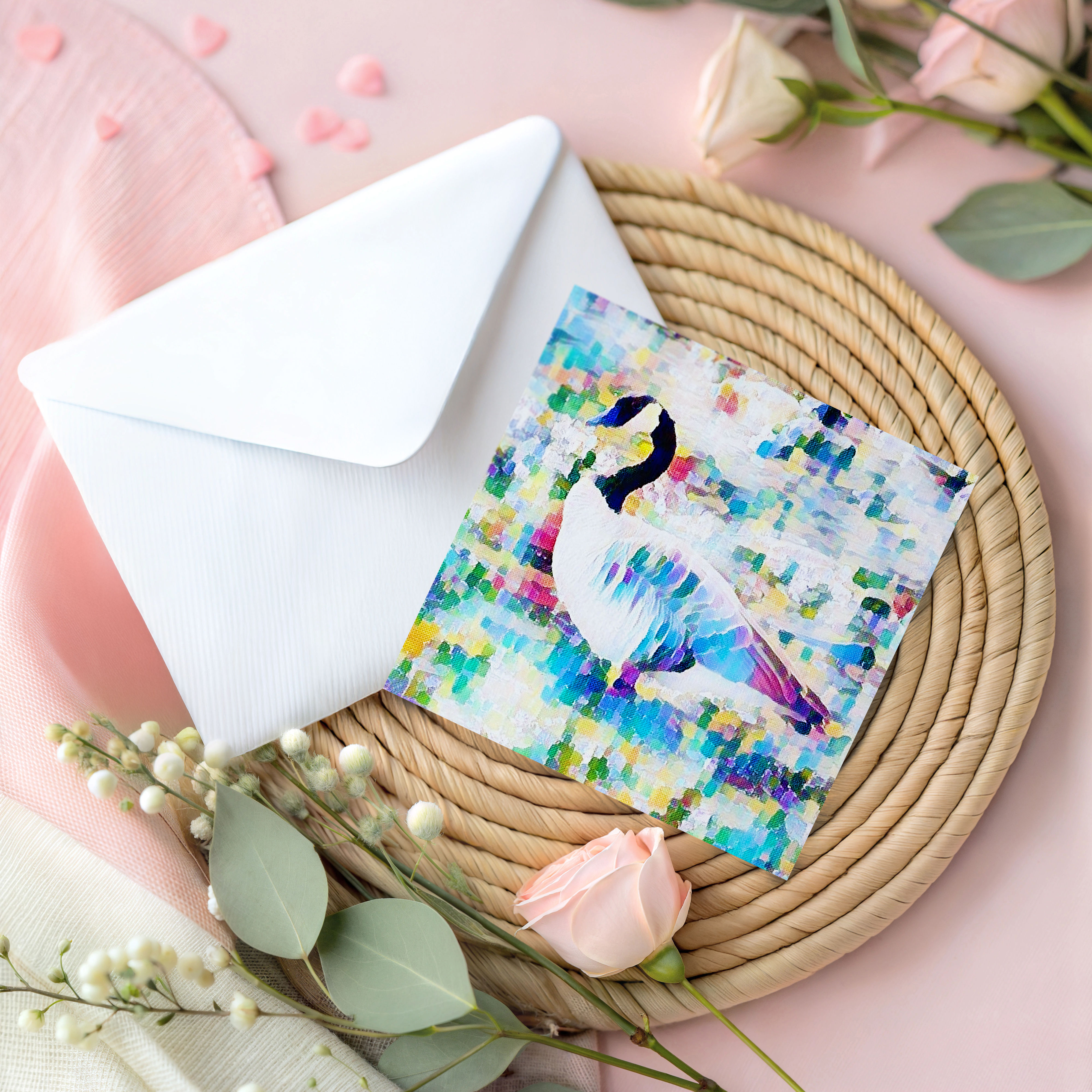 L'oie Greeting Card