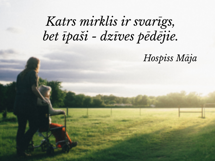 Hospiss Māja sniedz aprūpi pacientiem mājas apstākļos