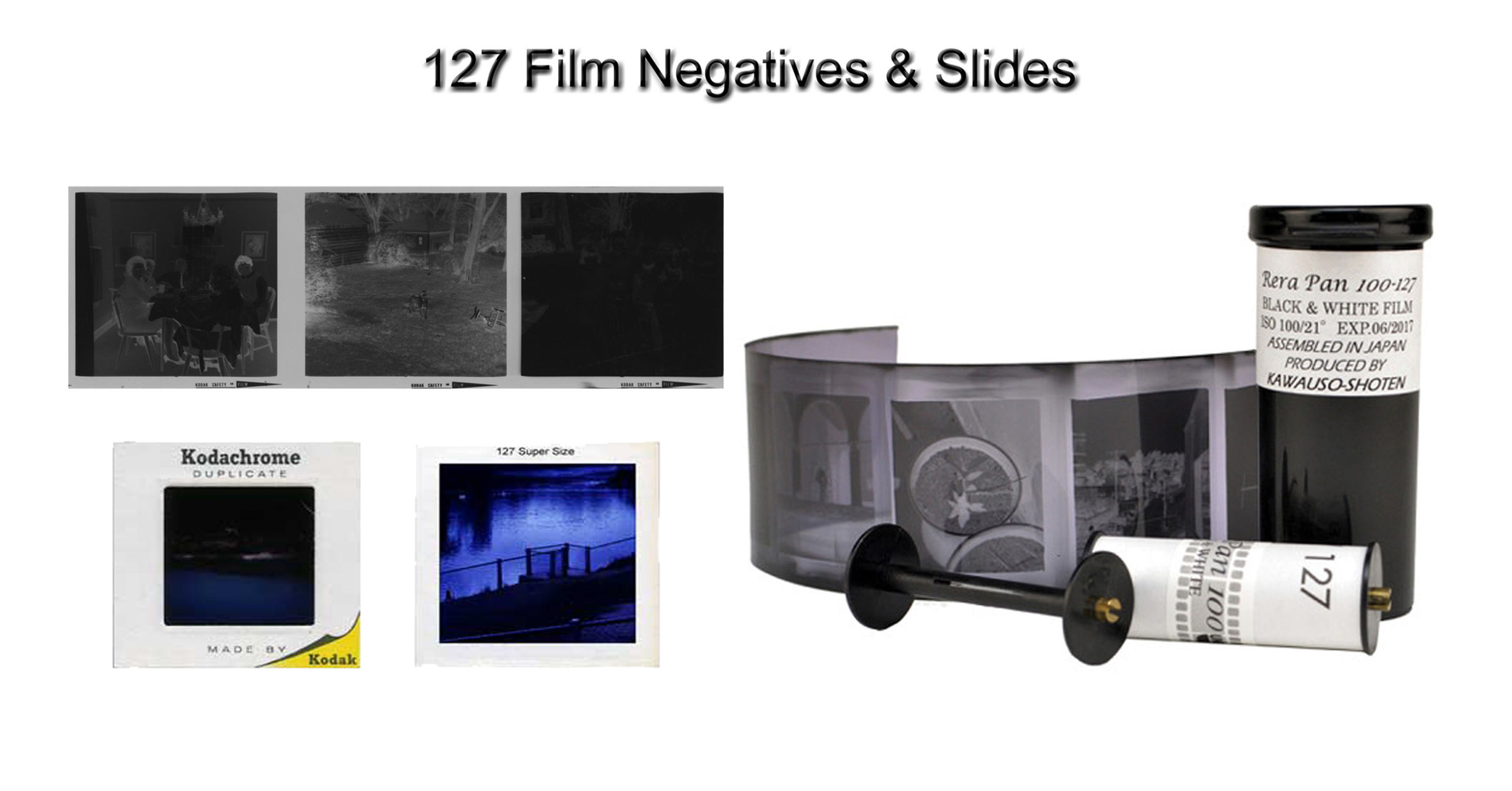 127 Film Negatives & Slides Scanned to Digital