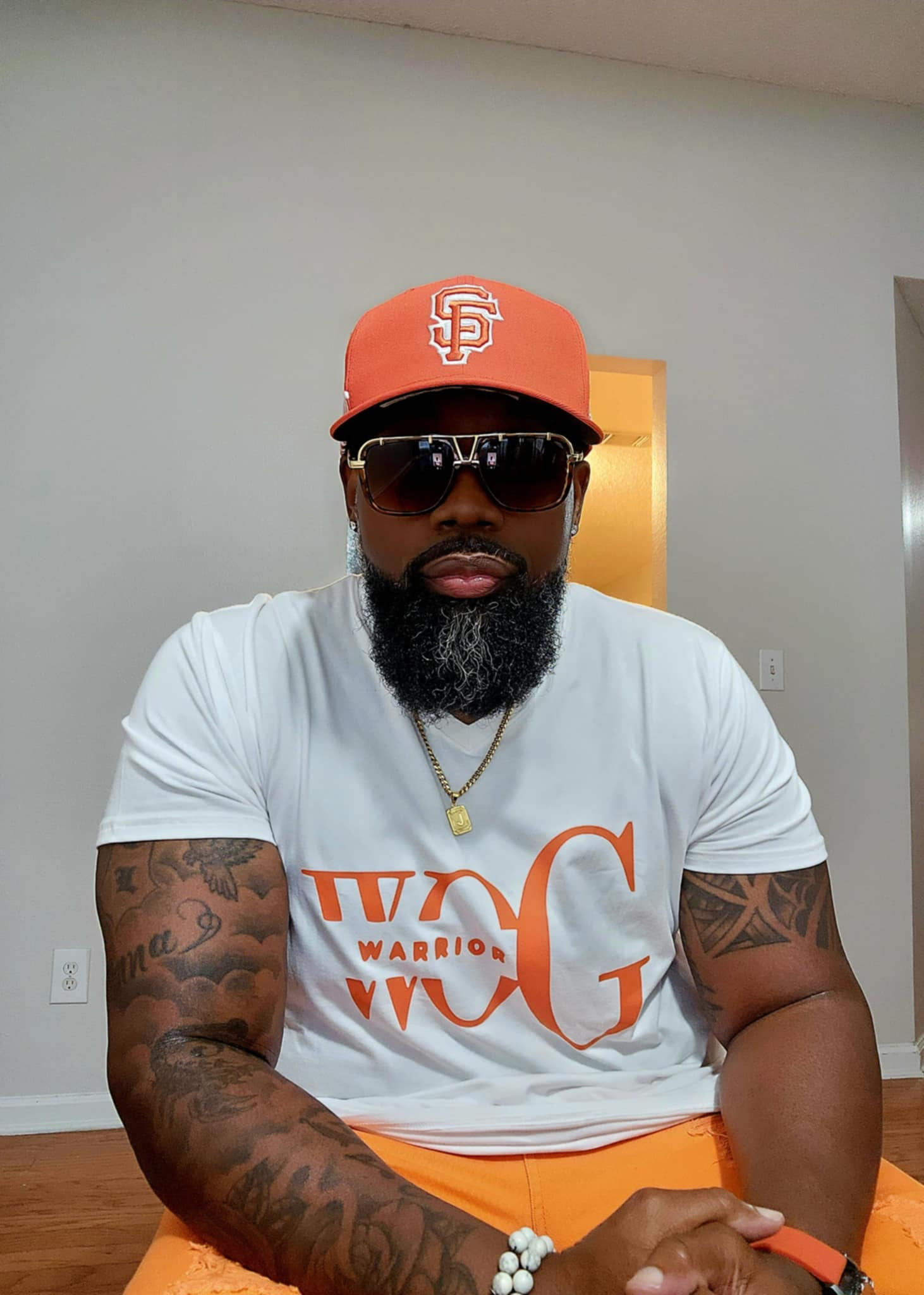 Orange Slush Warrior of God Shirt