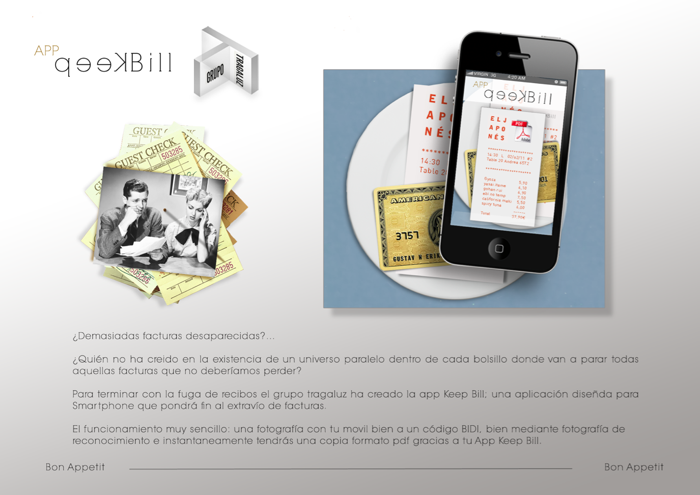 App keep bill (tragaluz)