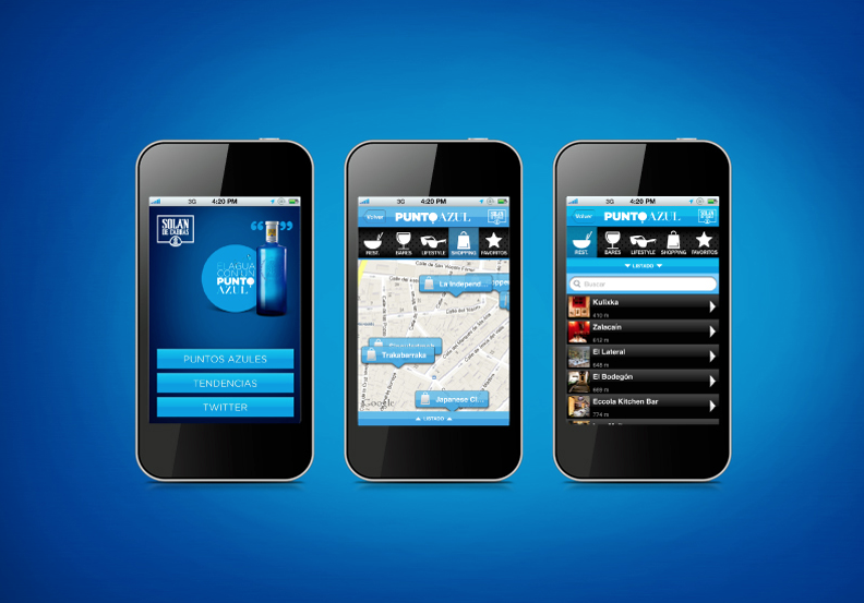 App "punto azul" Solán de Cabras