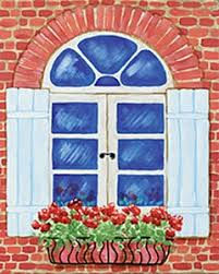 European Window Canvas