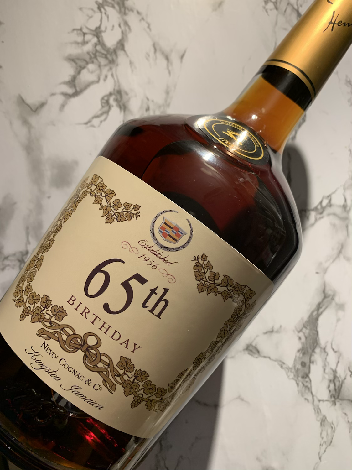 Hennessy Custom Sticker Label | Deeva Design Studio