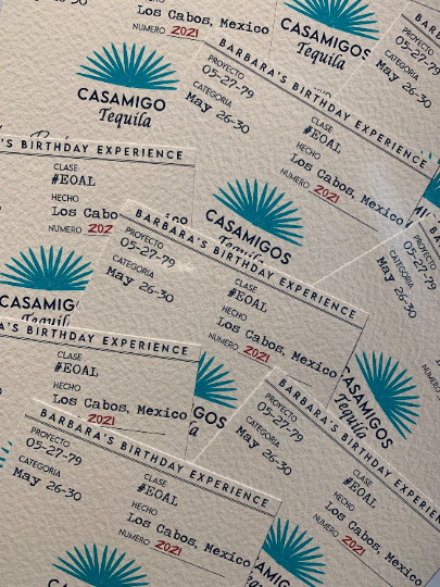 Miniature : Casamigos Custom Bottle Label