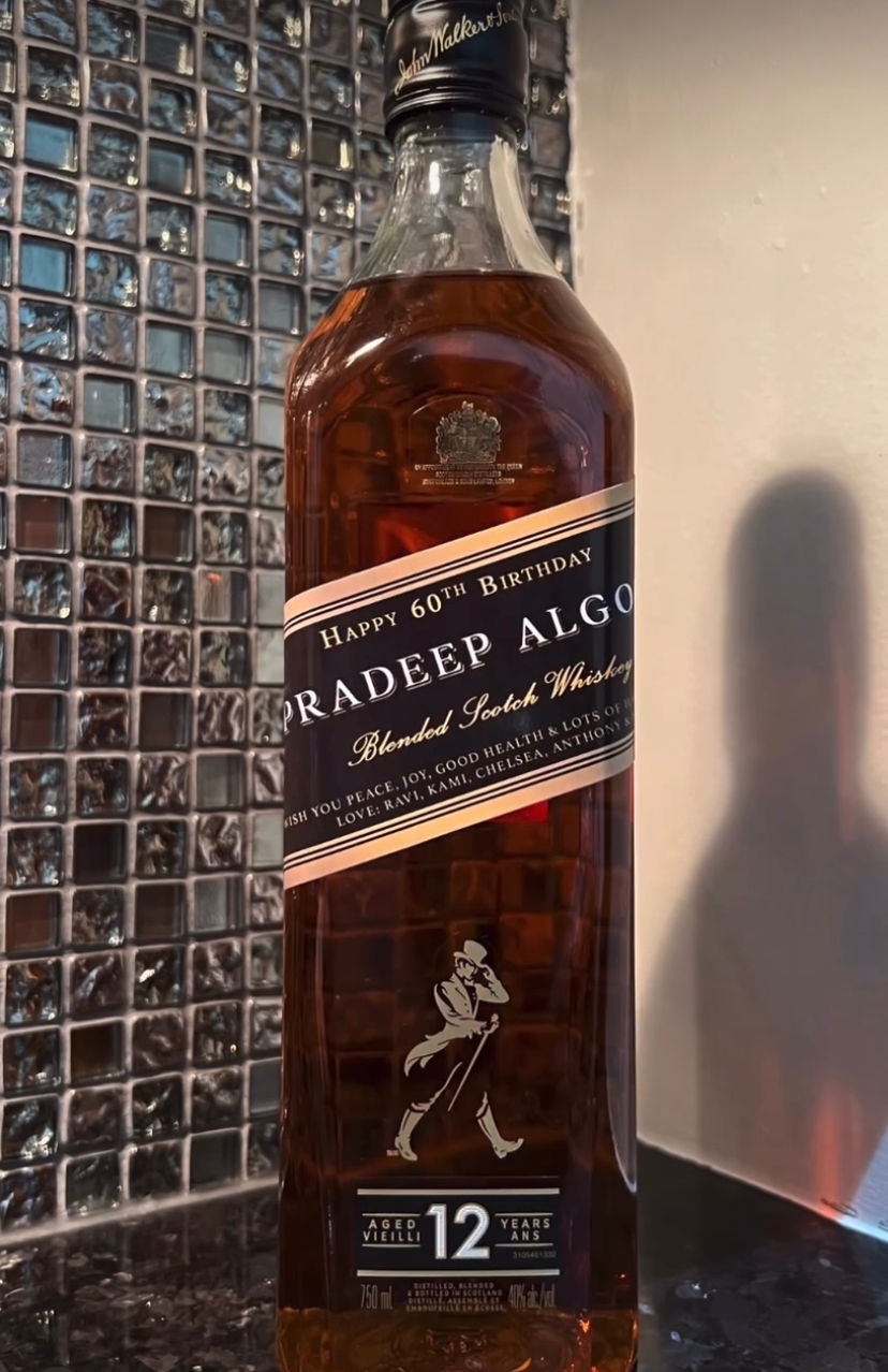 Miniature : Étiquette autocollante personnalisée Johnnie Walker
