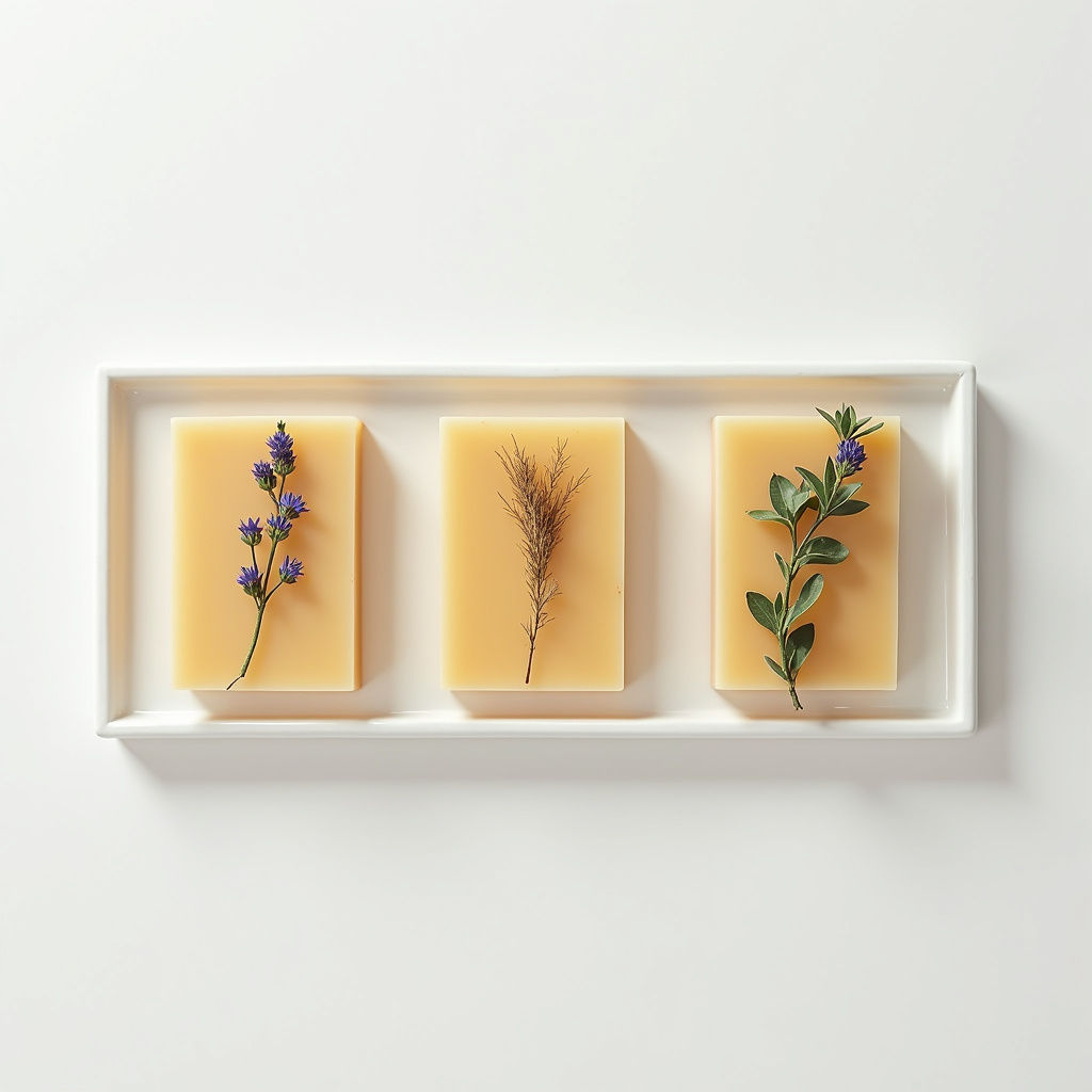Botanical Wax Triptych