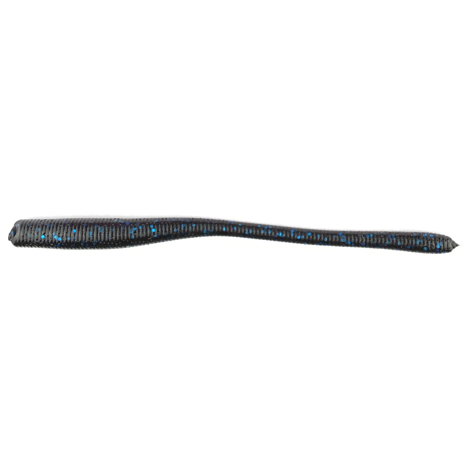 Black Blue Flake - 6 Inch Finesse Worm - 10 Count