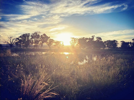 Beautiful closing of day