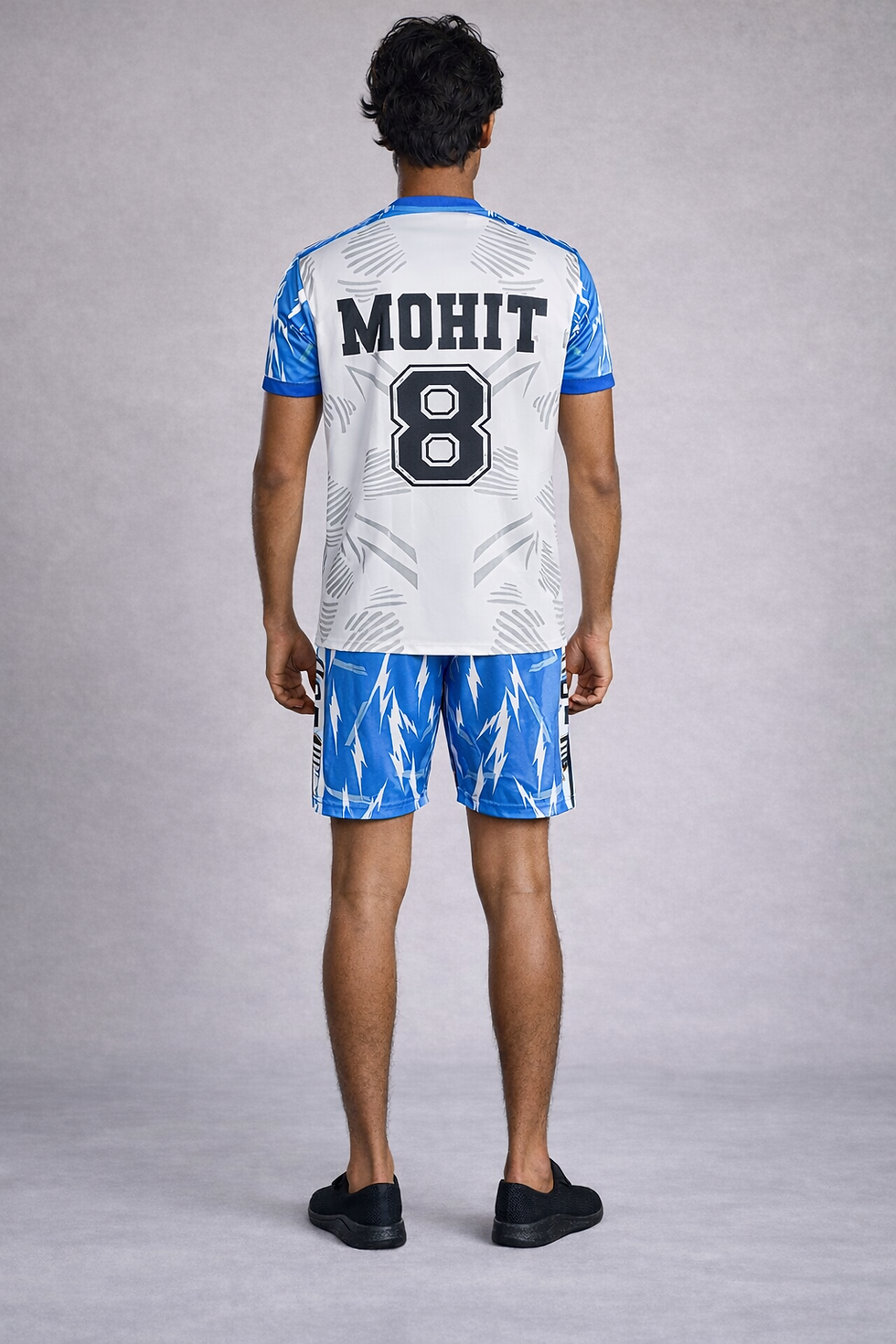 Thumbnail: Pro Kabaddi Kit Set With Shorts Printed Sky Blue Short Pro kabaddi jersey sports