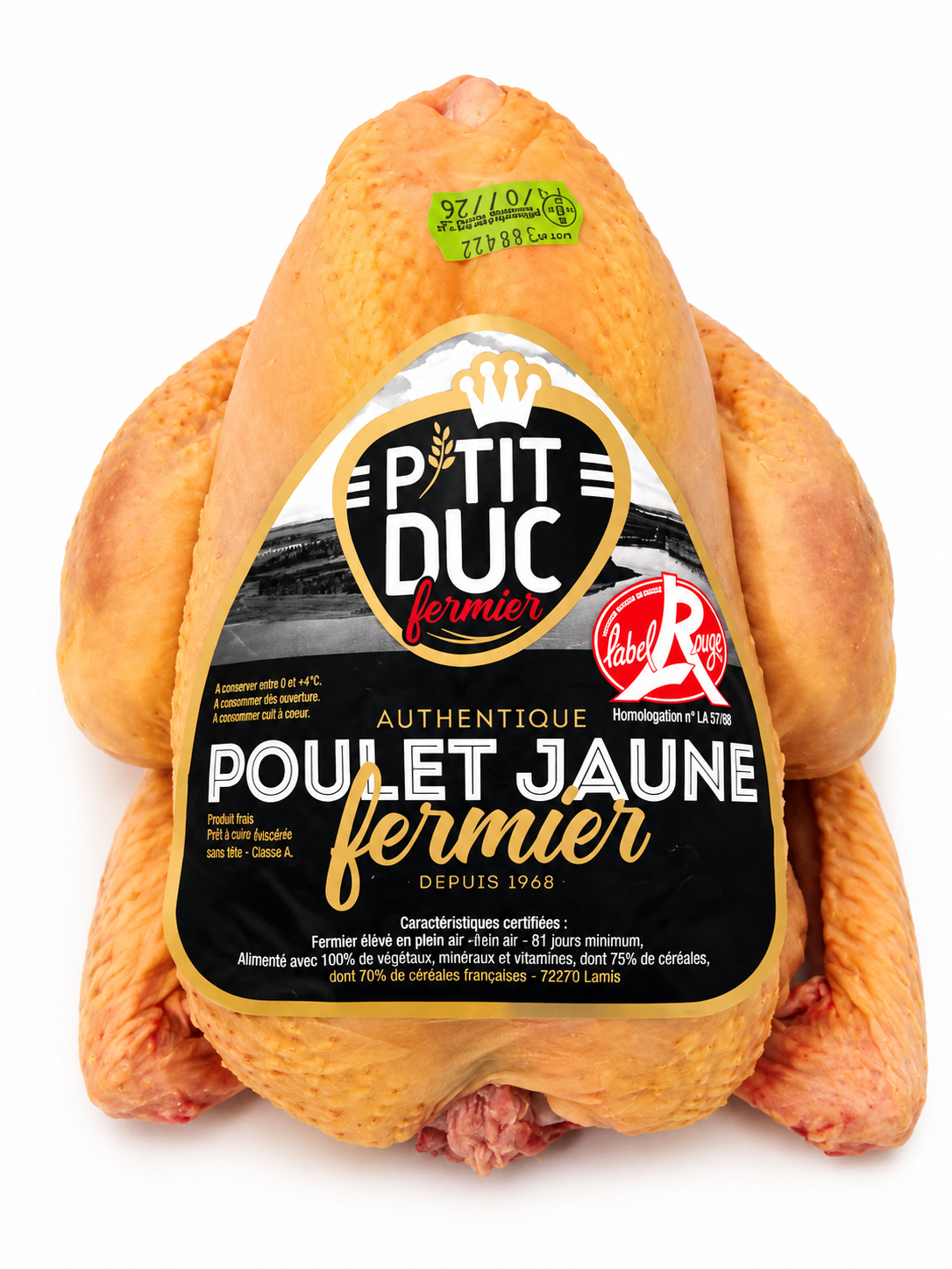 Maispoularde Label Rouge aus Frankreich – Premium Geflügel