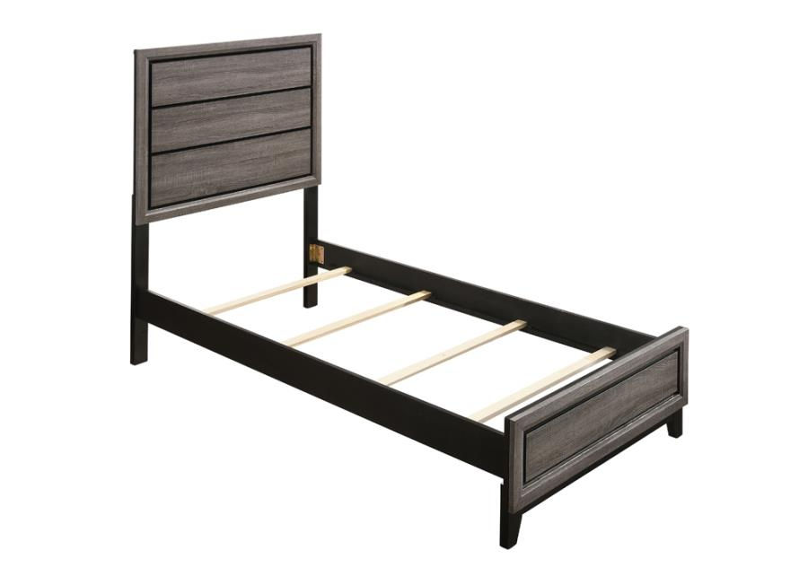 Thumbnail: twin panel bed grey oak