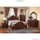 Thumbnail: queen bed frame with dresser, mirror, nightstand, chest