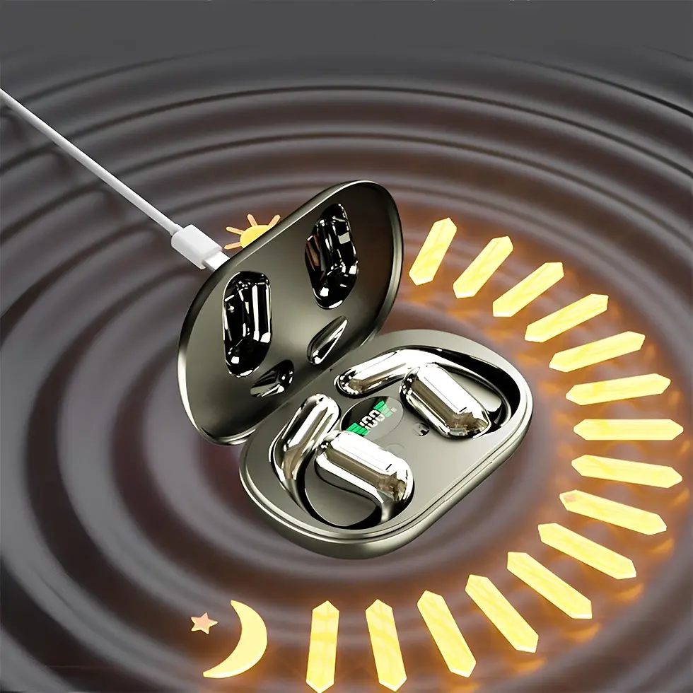 Thumbnail: Sleek wireless earbuds in open charging case