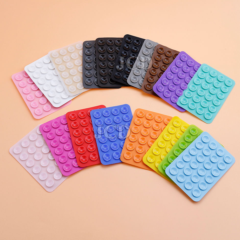 Thumbnail: Colorful double-sided silicone suction pads
