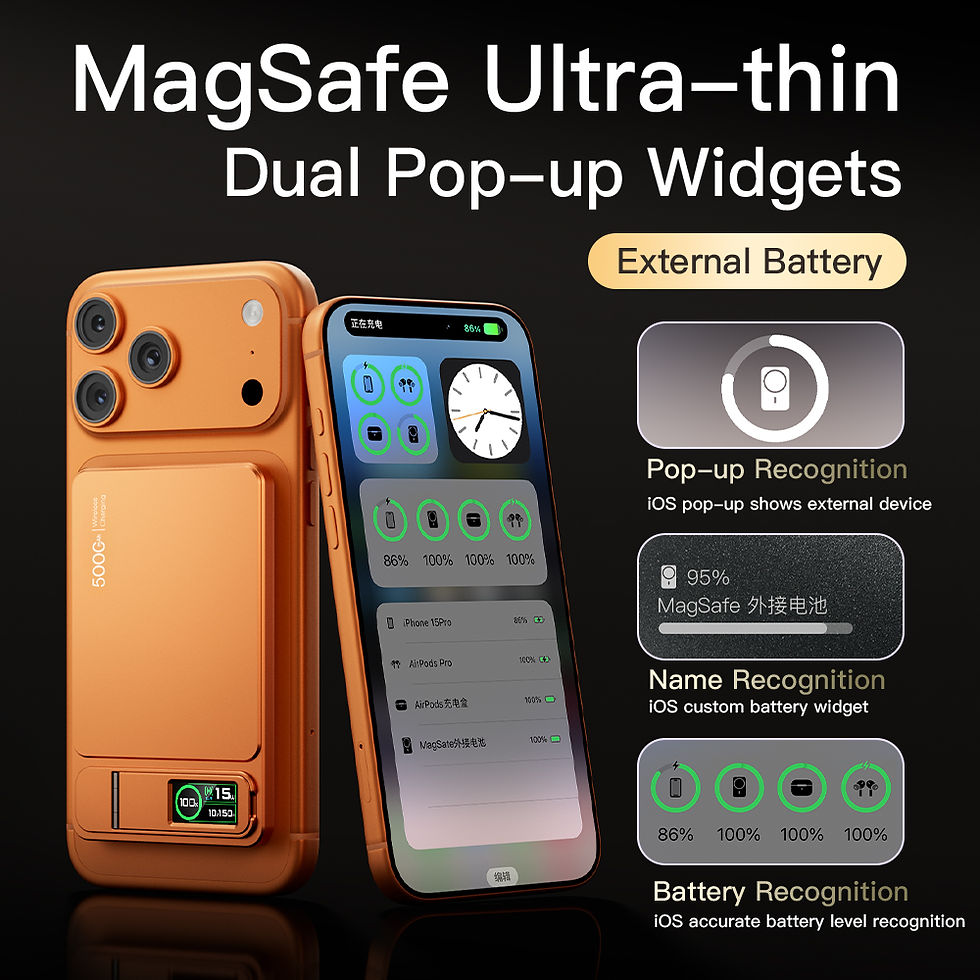 Thumbnail: MagSafe Ultra-thin Dual Pop-up Widgets External Battery